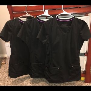Black Yoga Scrubs